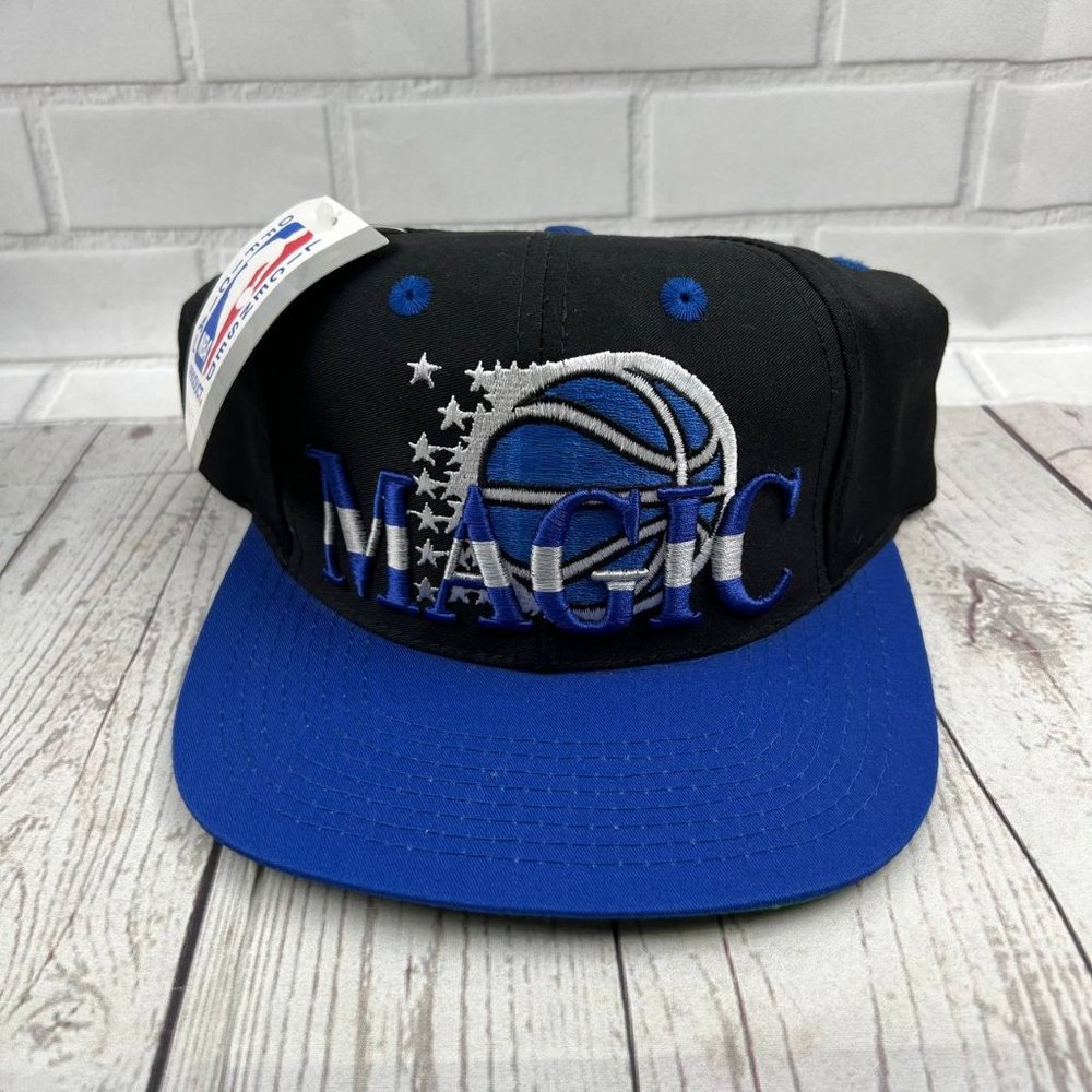 Vintage‎ Orlando Magic NBA by T.E.I. Hat Snapback Cap Black New Men